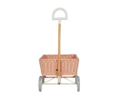 Carrettino Rattan Rose