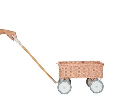 Carrettino Rattan Rose