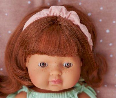 Boneca Ruiva Caucasiana 38cm