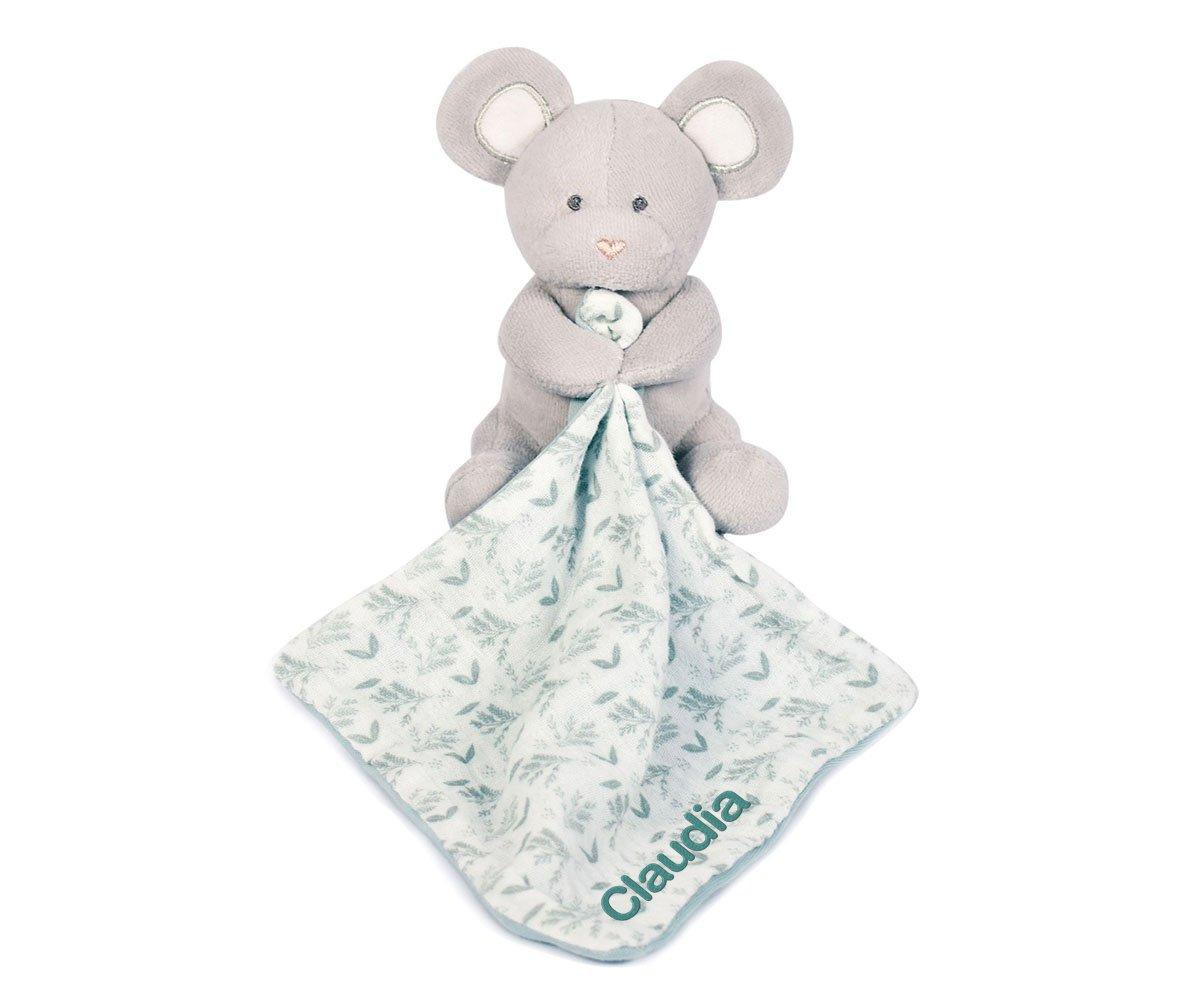 Souris Doudou Botanique Bio Personnalisable