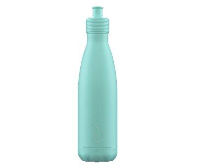 Botella Acero Inoxidable Sport Menta Pastel 500ml