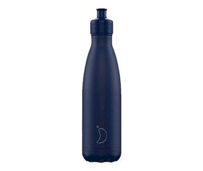Stainless Steel Sport Bottle Matte Blue 500ml