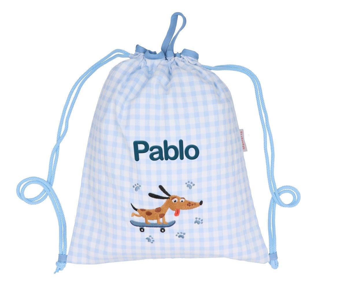 MOCHILA SACO INFANTIL DE TELA TUTETE ·FANTASTIC GIRL· – Happy Moments Baby