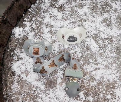 Clip per Ciuccio Legno - Billy the Bear