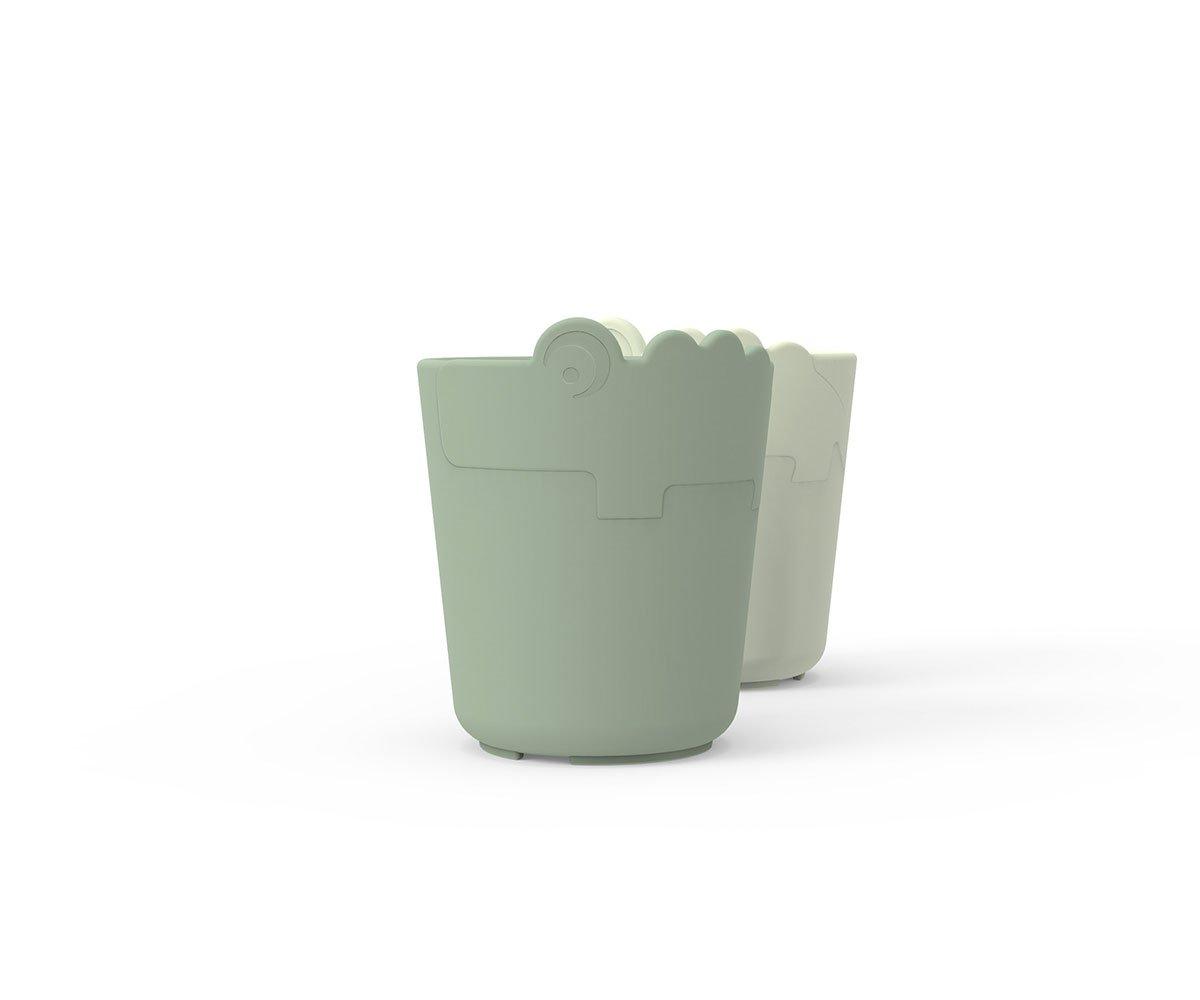 2 Tasses Kiddish Croco Green