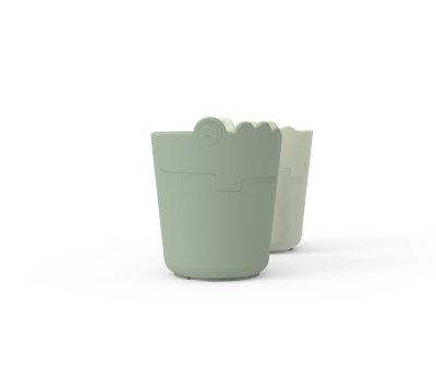2 Vasos Kiddish Croco Verde