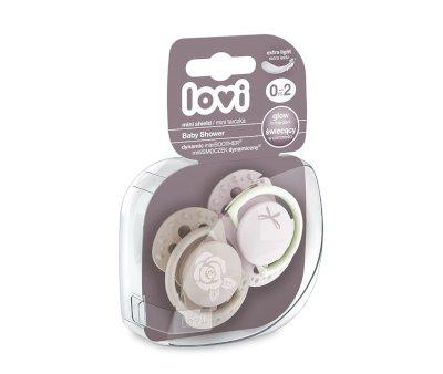 2 Mini Succhietti Lovi Baby Shower Rosa 0-2m