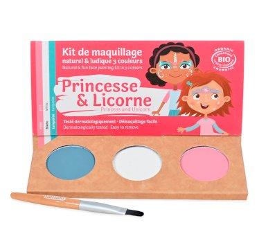 Kit maquillage 3 couleurs princesse & licorne