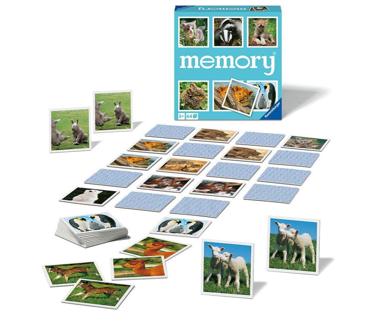 Jogo de Memória Animais Bebé