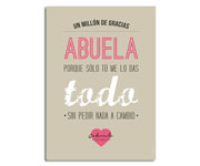 Lmina Personalizada Abuela