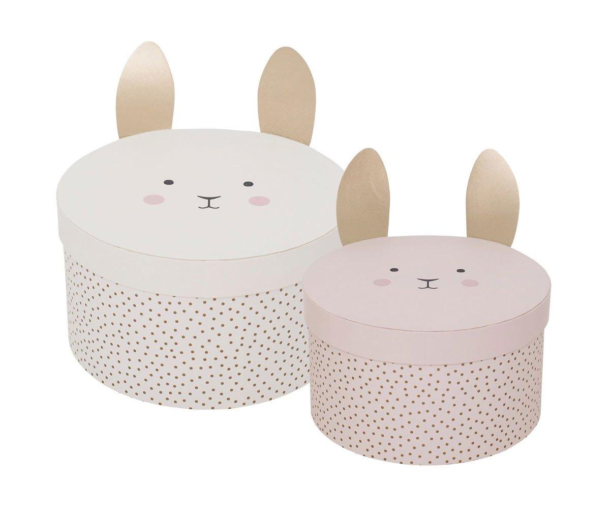 2 Botes de Rangement Bunny 