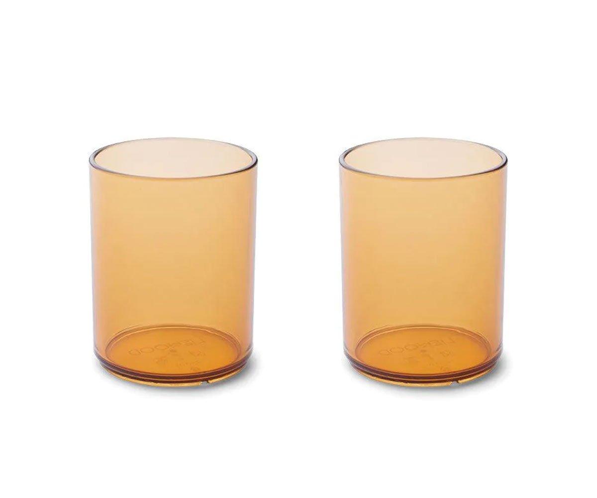 2 Verres Mika Moutarde