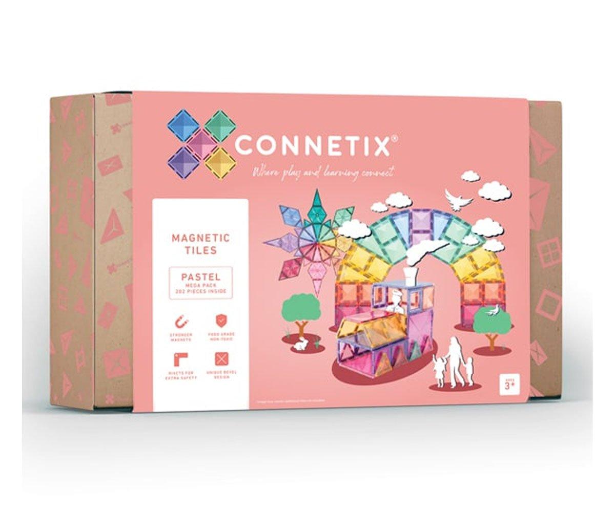 Construcción Connetix Pastel Mega 202 Piezas