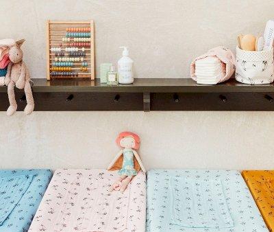 Funda para Cambiador Fanny + Muselinas Fawn Light Pink