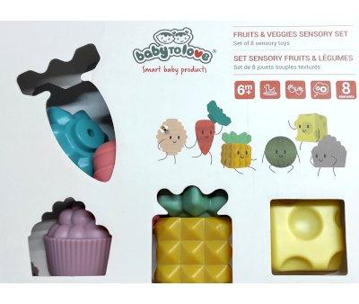 Set Frutas y Vegetales Sensoriales