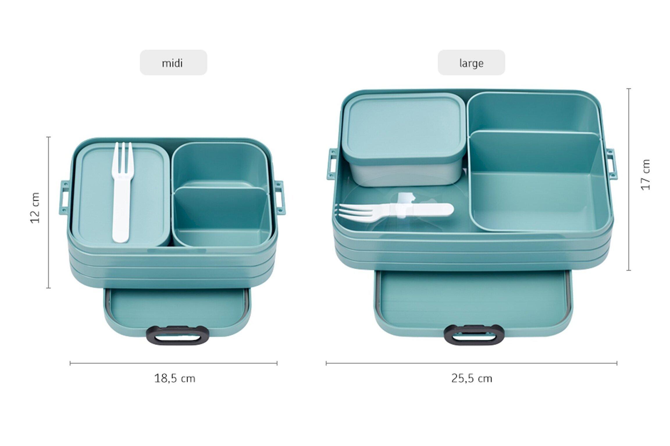 Fiambrera Departamentos Lunch Box Nordic Green Mepal