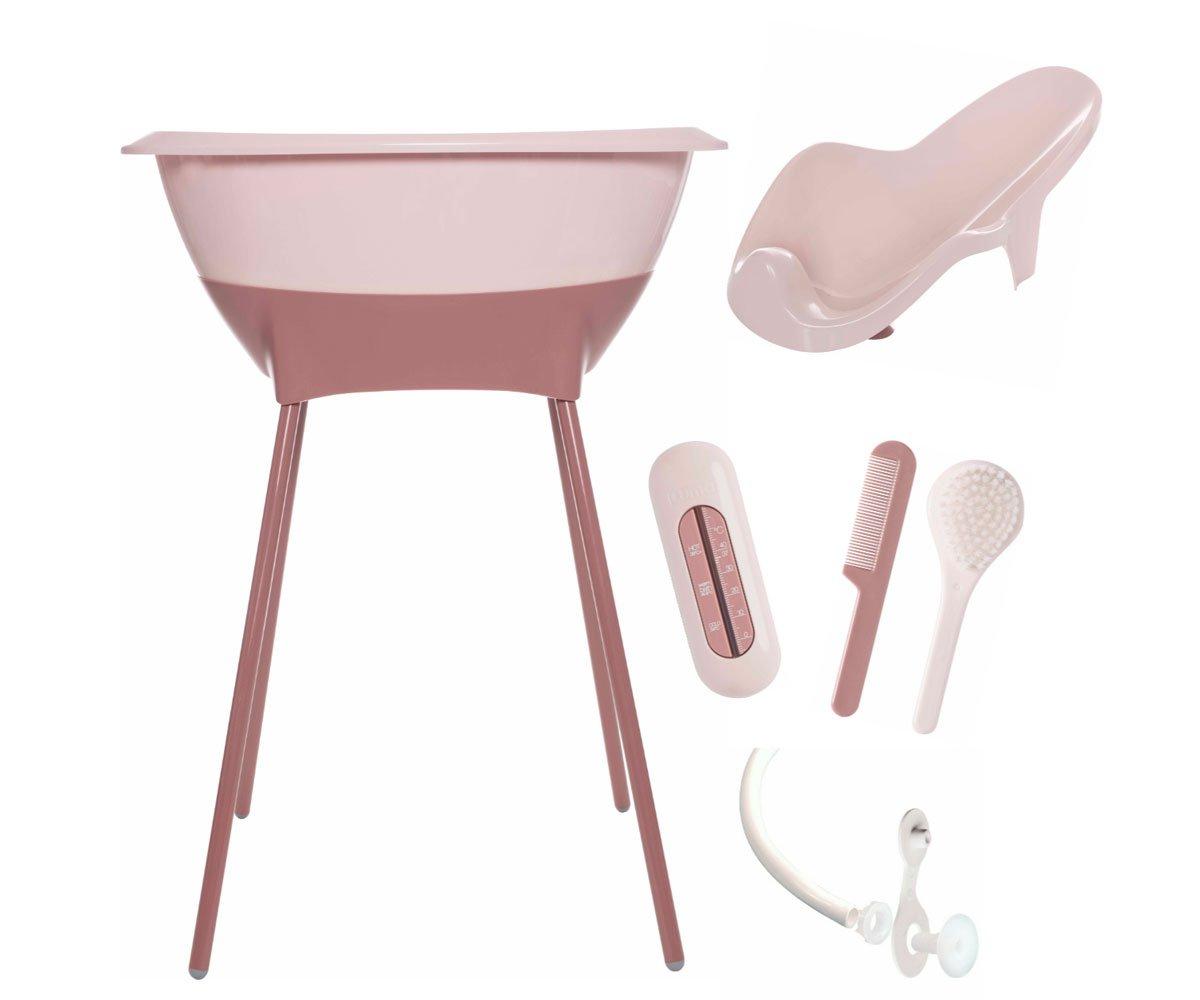 Set De Bañera Y Asiento Luma Rosa