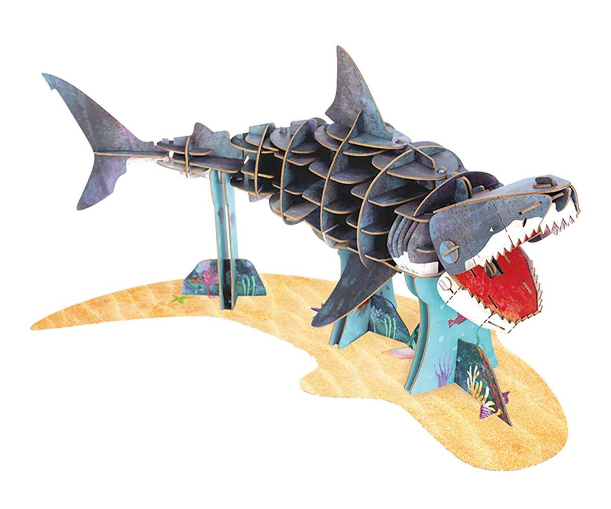 Quebra-cabea Eco 3D White Shark