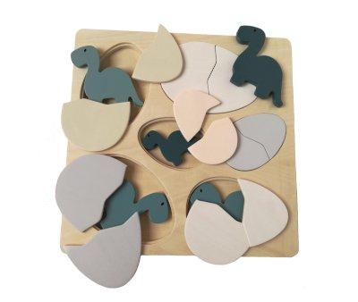 Puzzle Incastro Uovo e Dino