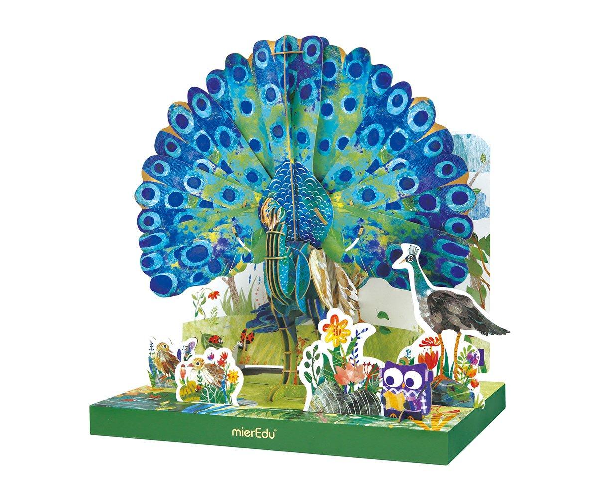 Eco 3D Puzzle Pavone