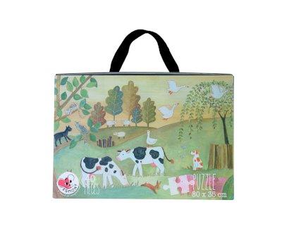 Maletn con Puzzle El Campo 40 piezas