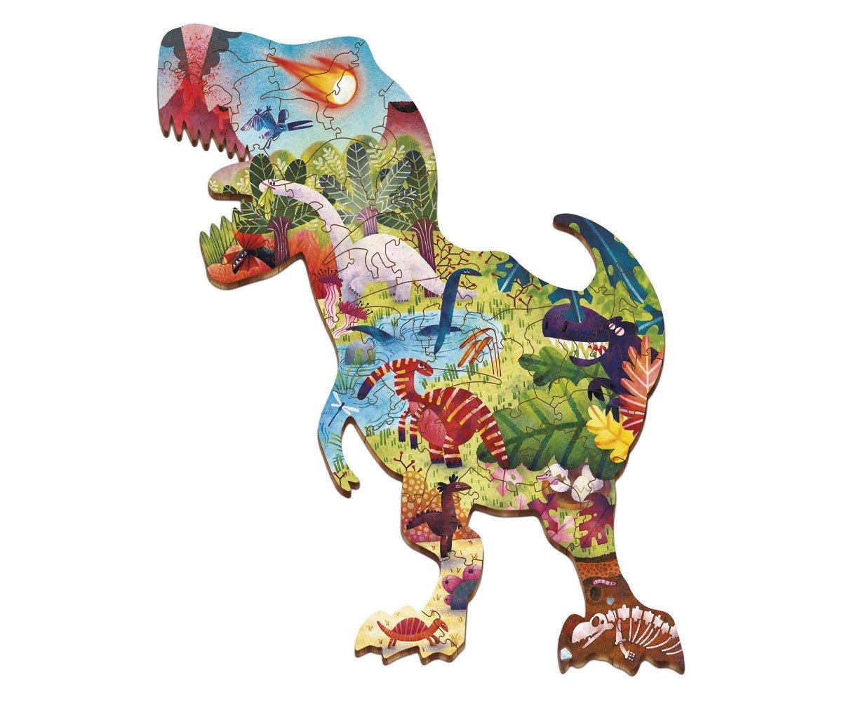 Quebra Cabeça Dinossauro Infantil Criança Dino T Rex 48 Pc