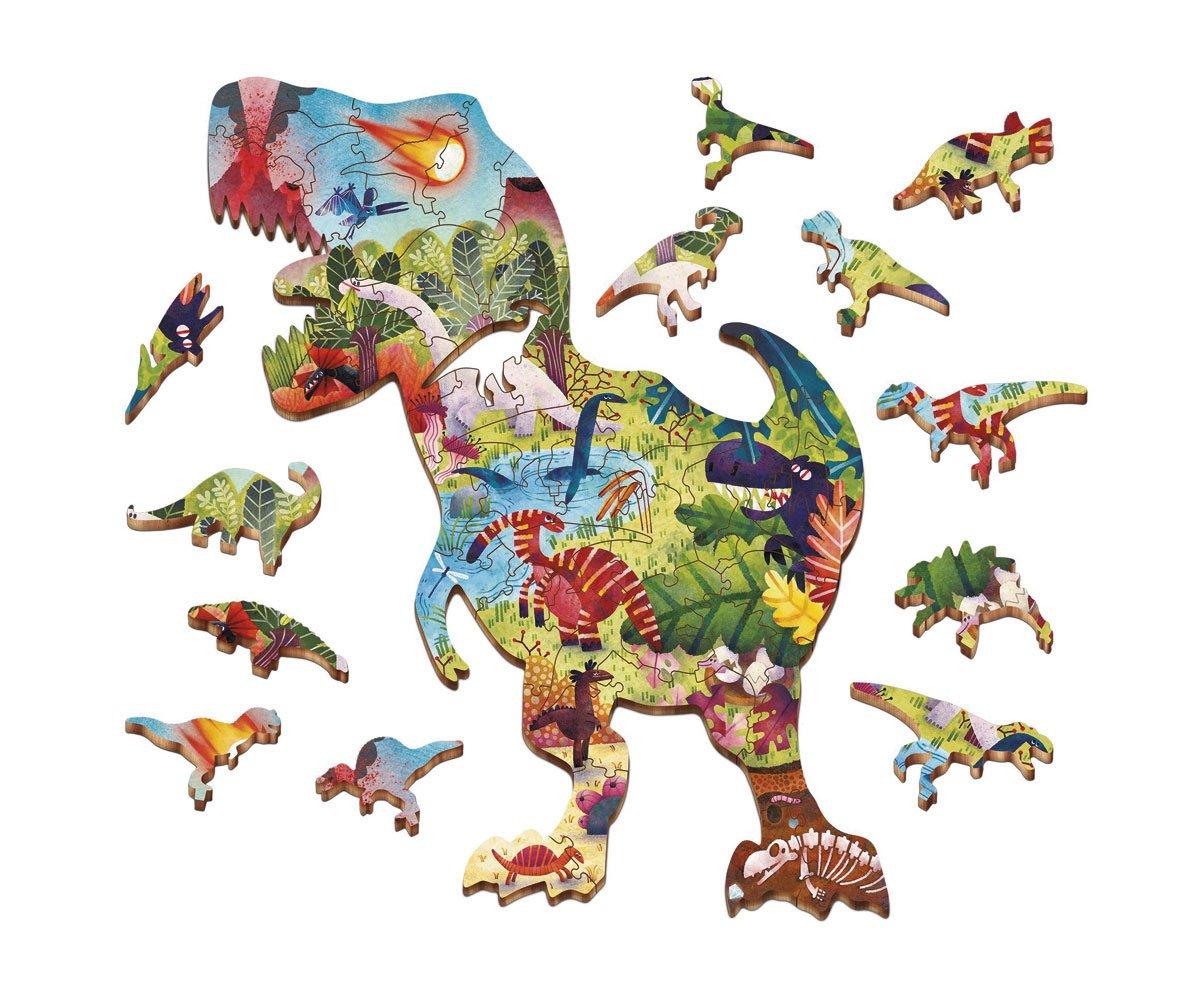 Quebra Cabeça Dinossauro Infantil Criança Dino T Rex 48 Pc