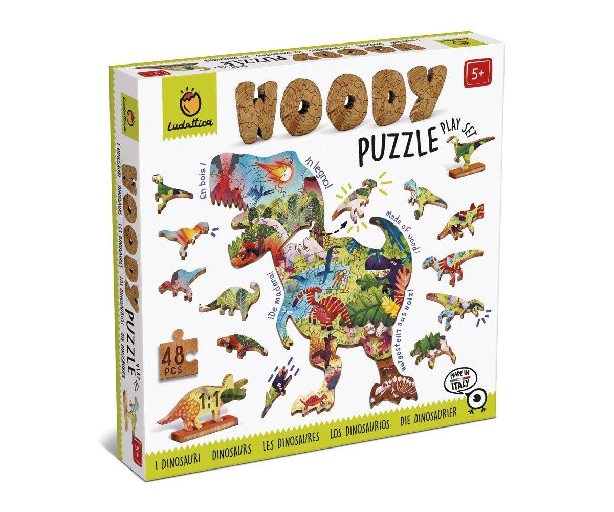 Woody Puzzle Dinosaures - Tutete