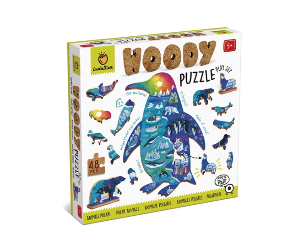 Woody Puzzle Animales Polares