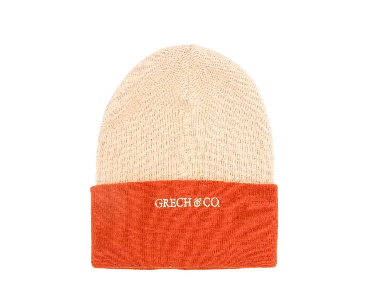 Gorro De Punto Reversible Oat/Sienna +5 Años