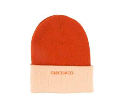 Reversible Knit Hat Oat/Sienna +5 years