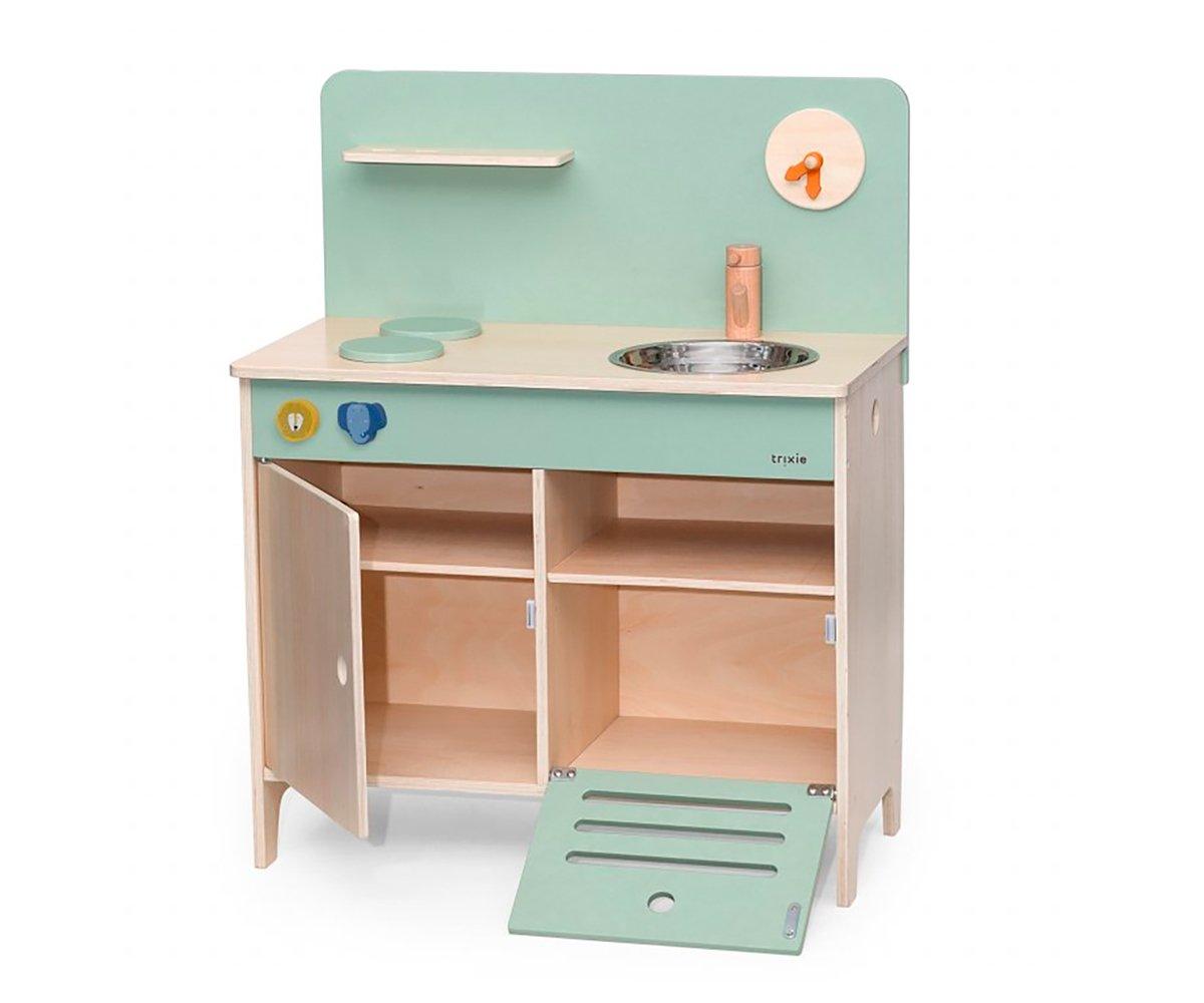 Cocina Madera Verde Pastel Trixie