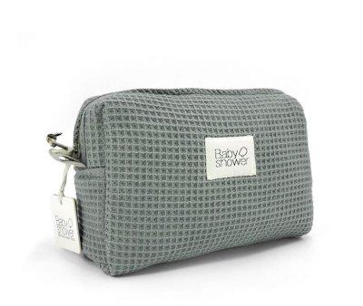 Beauty Case Camila Waffle Grey