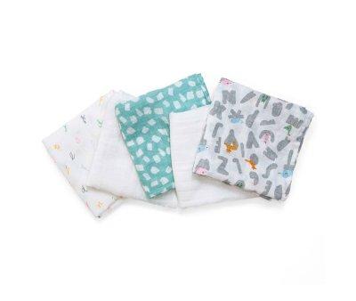 5 Paninhos Alphabet Animals  Aden+Anais