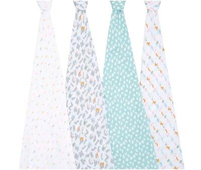 Pack de 4 lingettes Alphabet Animals