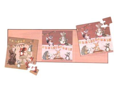 2 Puzzle Magnetici Animali Musicisti