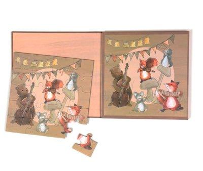 2 Puzzle Magnetici Animali Musicisti