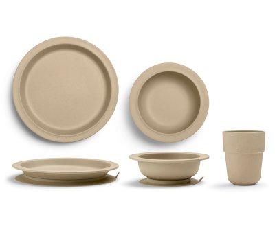 Set Jantar PLA Elodie Pure Khaki com ventosa