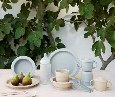 Set Jantar PLA Elodie Pebble Green com ventosa