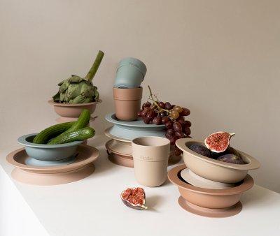Set Jantar PLA Elodie Pebble Green com ventosa