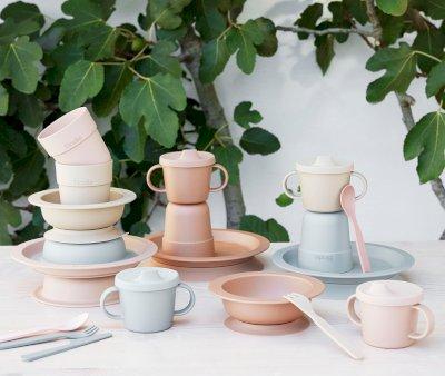 Set Jantar PLA Elodie PLA Blushing Pink com ventosa