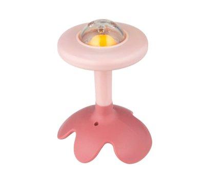 Sonajero Sensorial con Mordedor Rosa