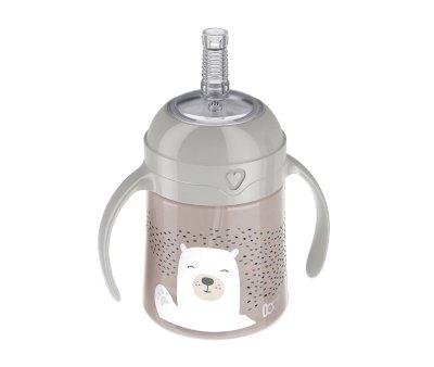 Primera Taza con Pajita Lovi Straw Begginer Buddy Bear