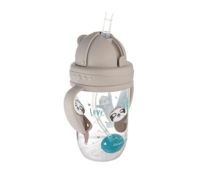 No-Spill Cup with Straw Exotic Animals Sloth