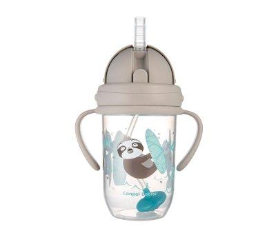 No-Spill Cup with Straw Exotic Animals Sloth