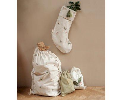 Calza Natalizia Yule Greens Personalizzabile