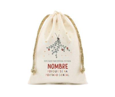 Bolsa Presente pequena e personalizada Morcego - Espanhol