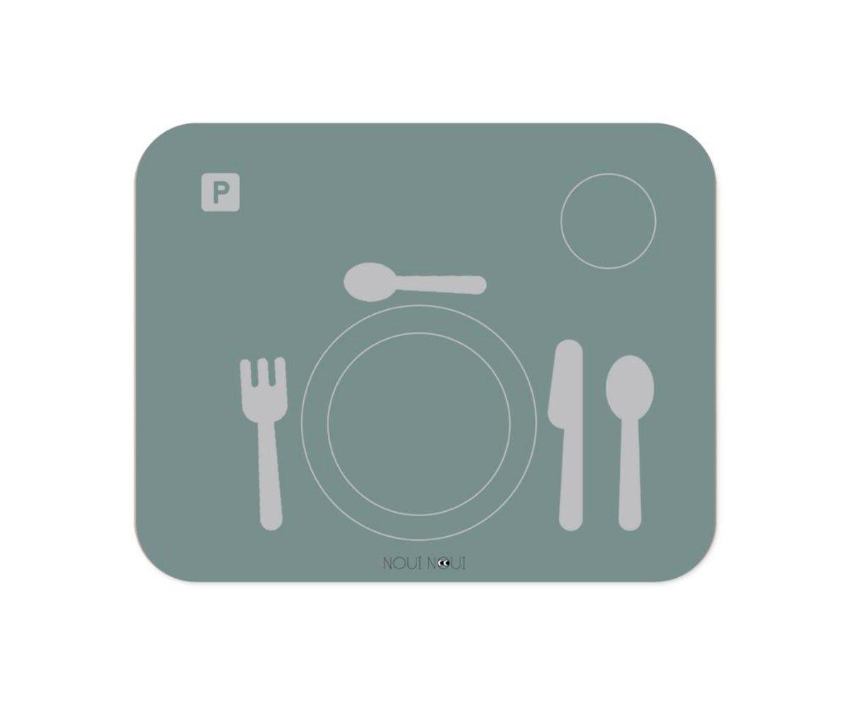 Set De Table D'Apprentissage Granit Gris