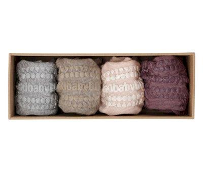 Combo Box Calcetines Suela Antideslizante Bamb Misty Plum