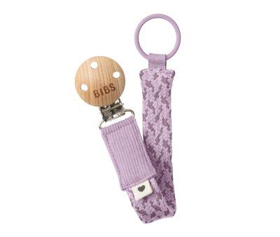 Attache-Sucette Tresse BIBS Violet Sky/Mauve